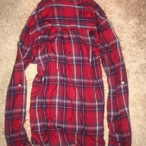 Red and blue Mossimo flannel - Picture 4 of 4